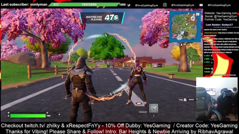 Freefall Solo Tournament on Fortnite Daily Show with Host DjS Oh YES! Gaming in Fishers