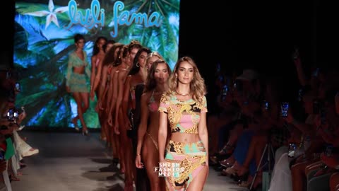 Luli Fama Swimwear Bikini Fashion Show Finale Slow Motion in 4K60 | Paraiso Miami Swim Week 2024