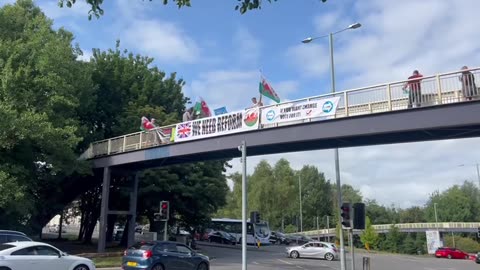 Flash demo Stop the boats Dyfatty Swansea