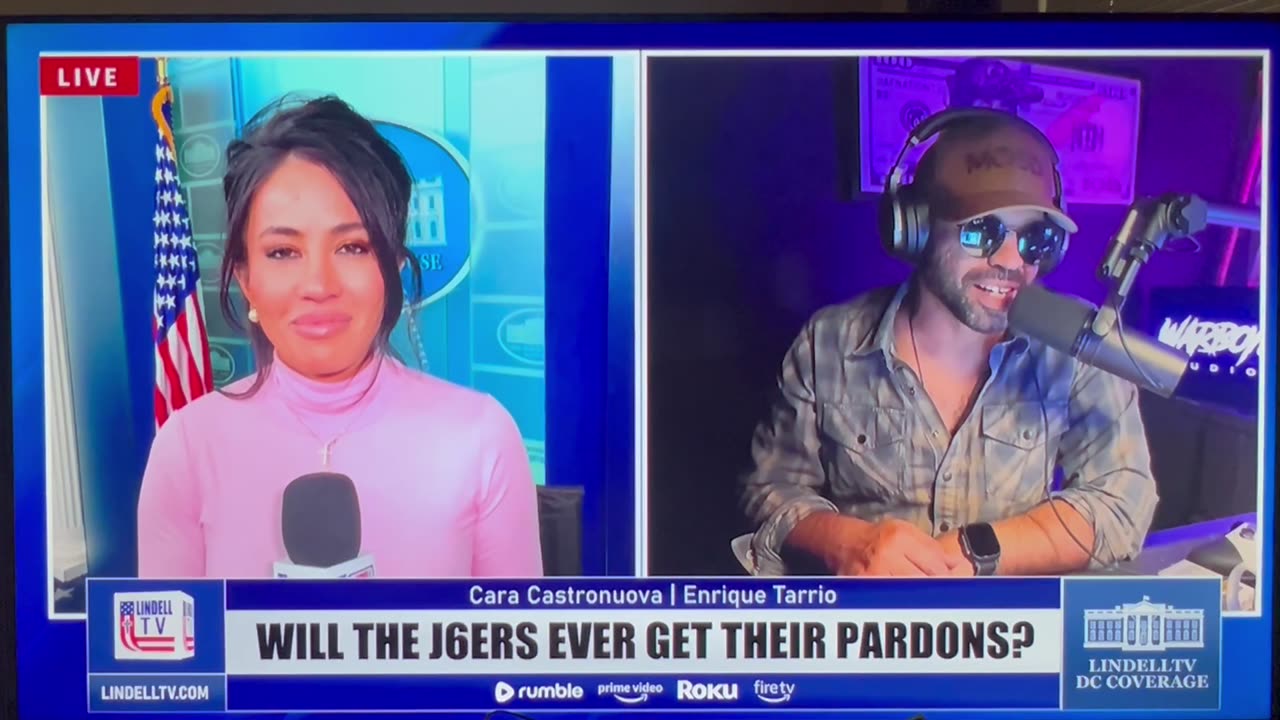 Part 3 of LindellTV DC Coverage Enrique Tarrio interview by Cara