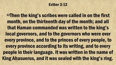 Esther 3