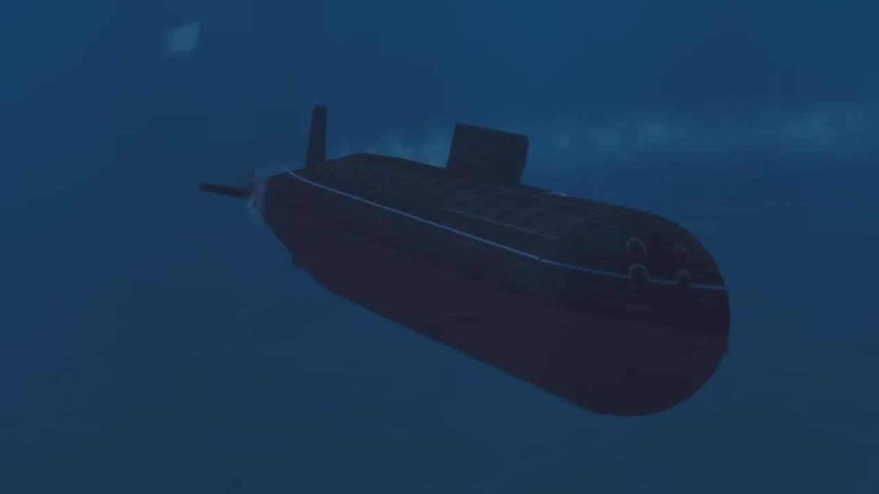 Launching Nuclear Super Fast Torpedo Shkval