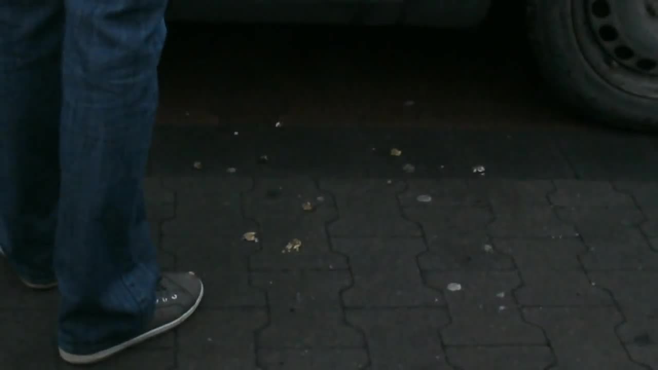 Candid Parking Lot Crush