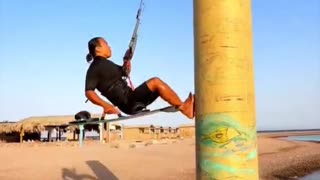 Kite boarding