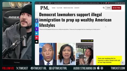 Democrats Call For Slavery, Brag About Having Illegals Work For Low Pay And NO BENEFITS, Theyre EVIL