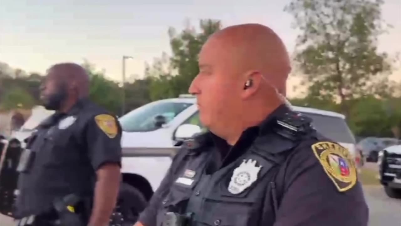An election clerk gets triggered over the 100 foot marker at an election poll