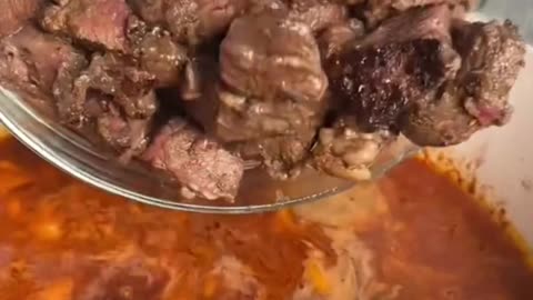 This delicious beef stew