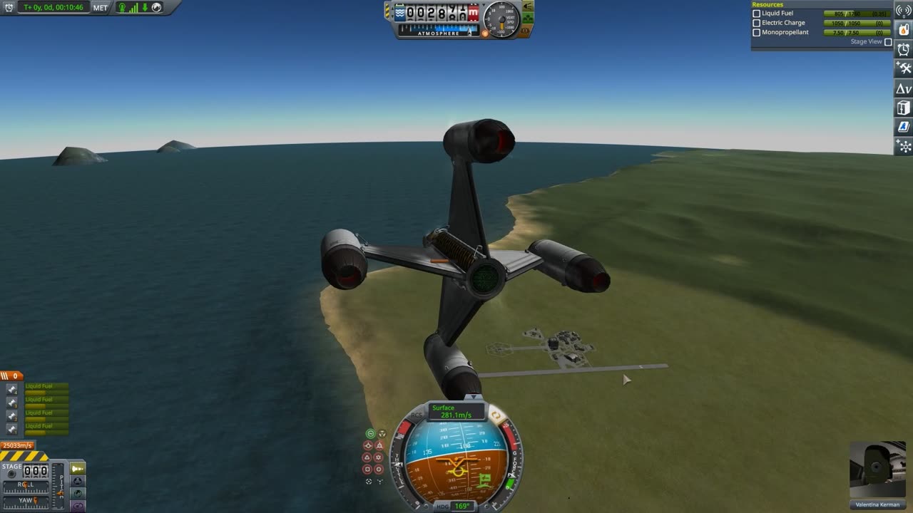 Supersonic Batwing Cross Drone-Plane (KSP)