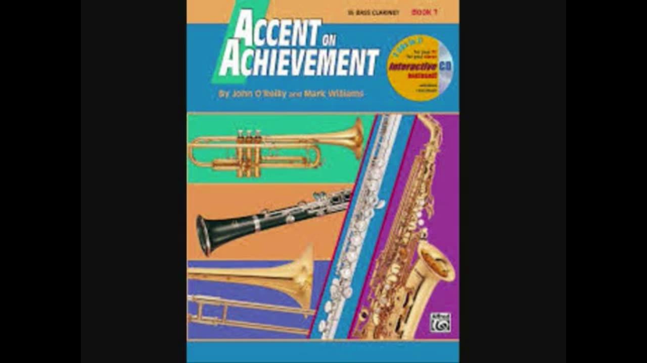 Trombone Method 90-95 of Accent on Achievement Book 1