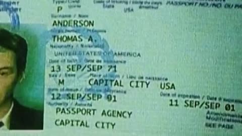 In the movie 'The Matrix' Neo's passport has an expiration date set to 9/11/2001