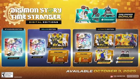 Digimon Story Time Stranger – System Trailer