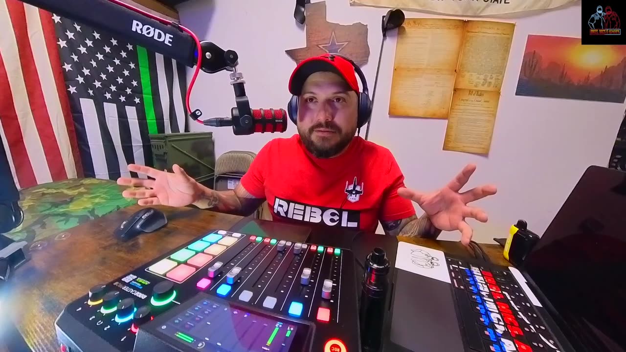 Bikes, Mics, and Idiots Ep 33 “Why is it that the American flag is now associated with one group?”