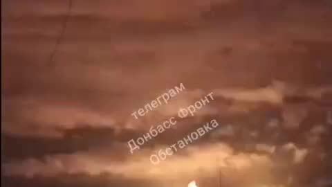 😔Kremenchuk at night during attack…