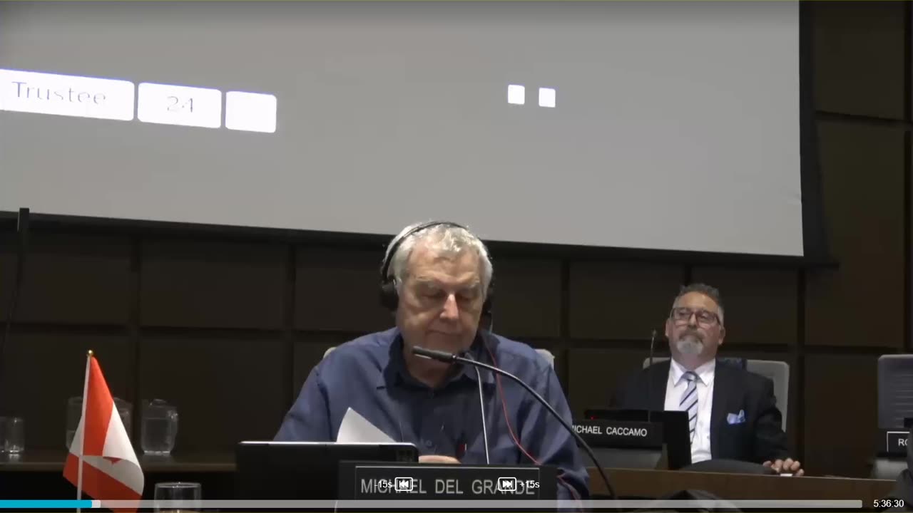 Watch Trustee Del Grande chastise the TCDSB for not supporting March For Life