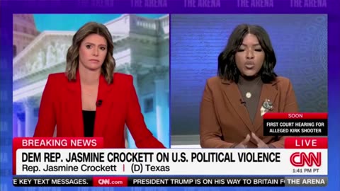 Jasmine Crockett Defends Democrats Smearing Opponents as 'Fascists' and 'Hitler'