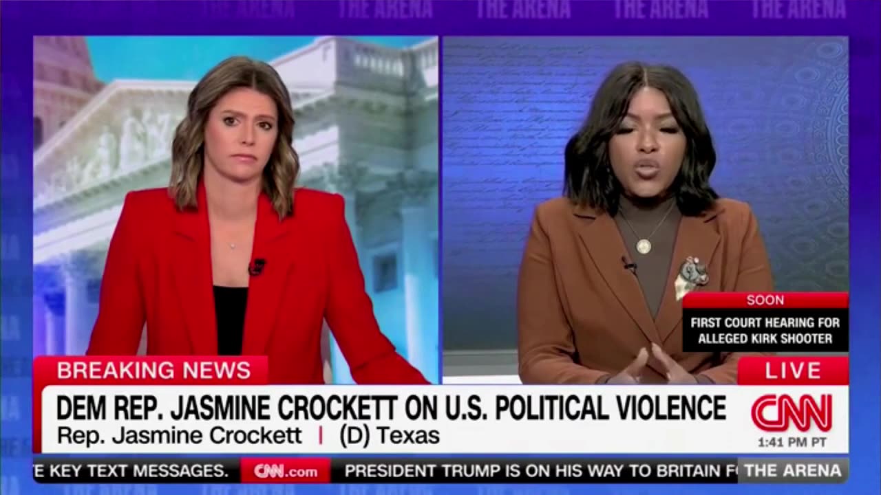 Jasmine Crockett Defends Democrats Smearing Opponents as 'Fascists' and 'Hitler'