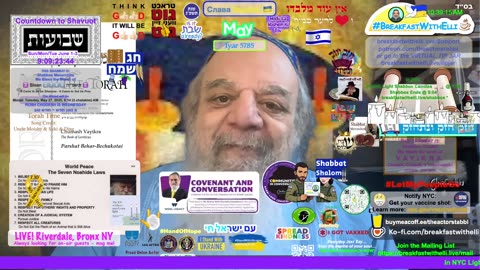 SHOW NOTES: Breakfast with Elli - S7E192 - FRIDAY - 23 May 2025 - 25 Iyar - 5785