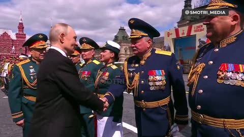 Putin with the Commanders