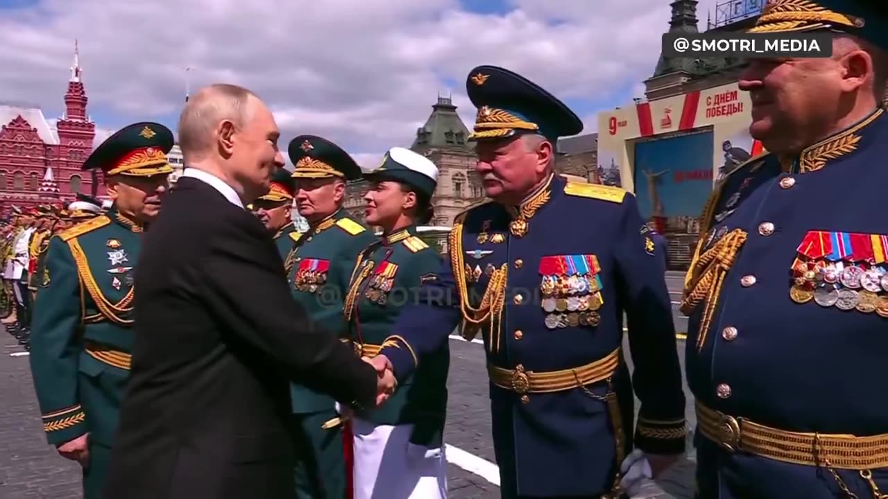 Putin with the Commanders