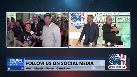 Ben Bergquam interviews TPUSA SAS Crowd
