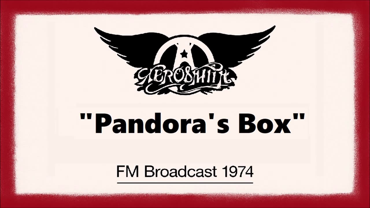Aerosmith - Pandora's Box (Live in Detroit 1974) FM Broadcast