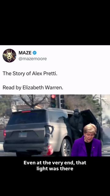 Politics - 2026 Real Story Of Liberal Commie Degenerate Alex Pretti Read By Elizabeth Warren
