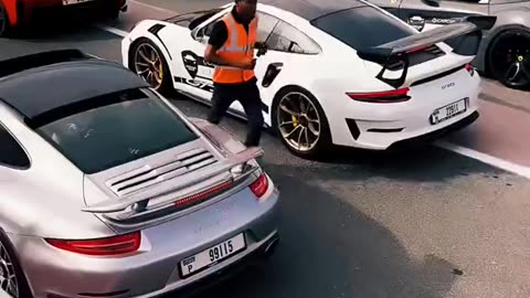 🚀💨 The Lamborghini Aventador V12 Revs is PURE Symphony on the Streets of Dubai! | LuxurySportsCars