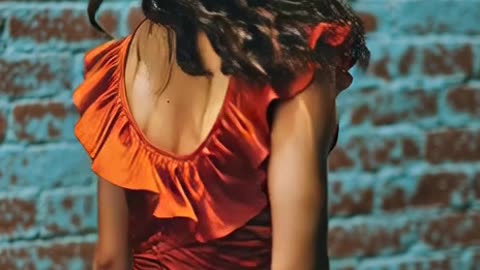 girl is singing dancing having fun