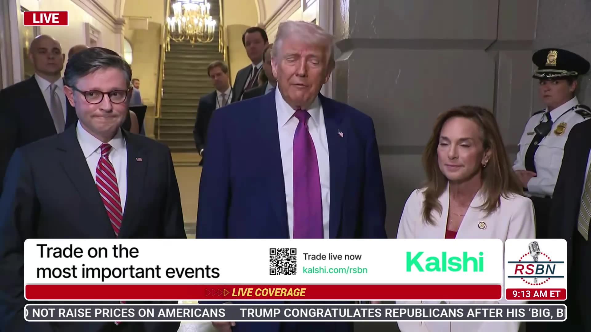 WATCH: Pres. Trump Speaks to the Press Before Addressing House GOP Conference Meeting - 5/20/25