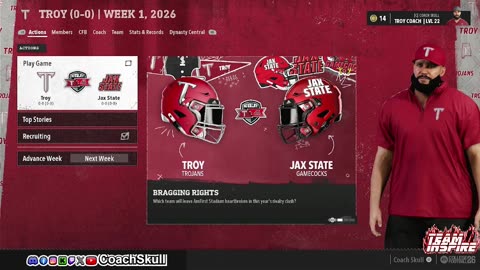 College Football 26 Troy Trojans Dynasty Part 11