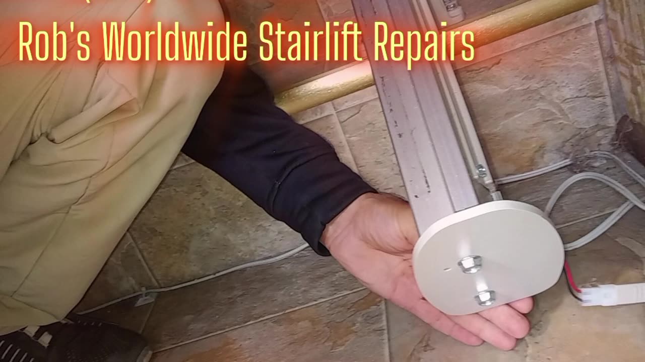 If your Bruno® stairlift rail **does not touch the floor**, if brackets are stressed,