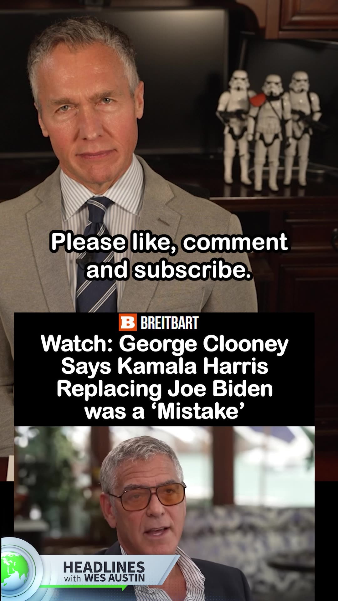 George Clooney Says Kamala Harris Replacing Biden was a ‘Mistake’