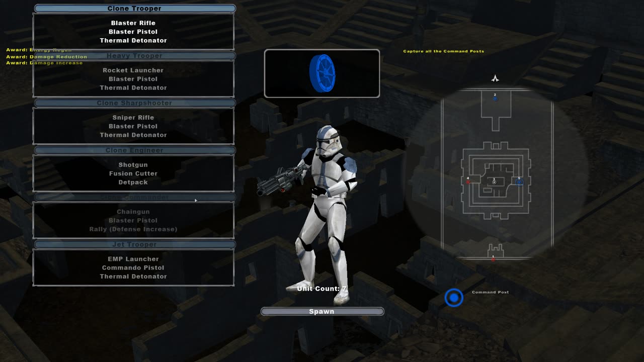 SWBF2 2005: Instant Action Conquest Yavin 4: Arena Republic Gameplay