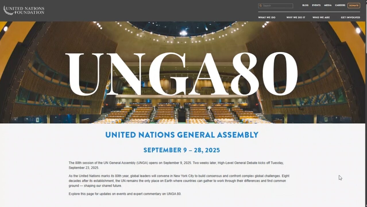 The 80th UN General Assembly - A 666 Meeting - All Nations United Against Israel