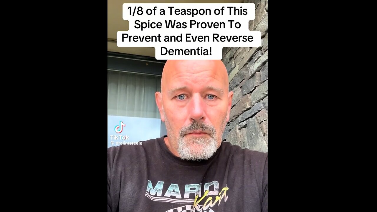 1/8 Of A Teasoon 'Ginger' Spice Was Proven To Prevent & Even Reverse Dementia! Dr Clint Steele