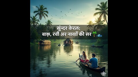 Sundar Kerala ke Bagh, Dariya aur Naavon ki Sair 🌴🚤 | Prakriti ka Swarg Hindi Vlog