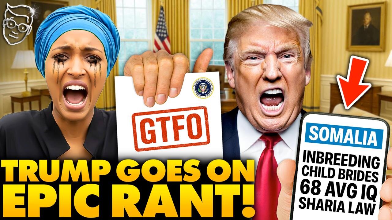 Trump Gives GREATEST White House Monologue Of All Time, SAVAGES Somalia and Ilhan: 'Country STINKS'