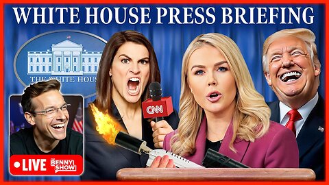 🚨 White House Press Briefing LIVE Right Now With Karoline Leavitt, Bombshell Epstein Documents