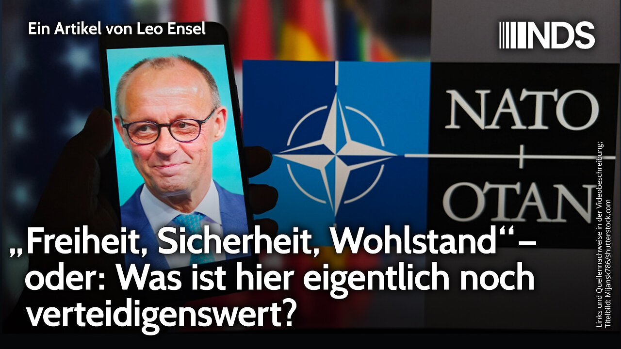 „Freiheit, Sicherheit, Wohlstand“. Was ist hier eigentlich noch verteidigenswert? | Leo Ensel | NDS