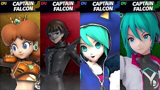 Strikers Charged Daisy vs Queen vs Miku (Sonic) vs Miku (CrossWorlds) [Chaos Kid Member Request]