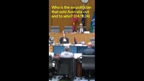 Former Australian Politician Who Committed Treason Against Australia- Protected From Prosecution