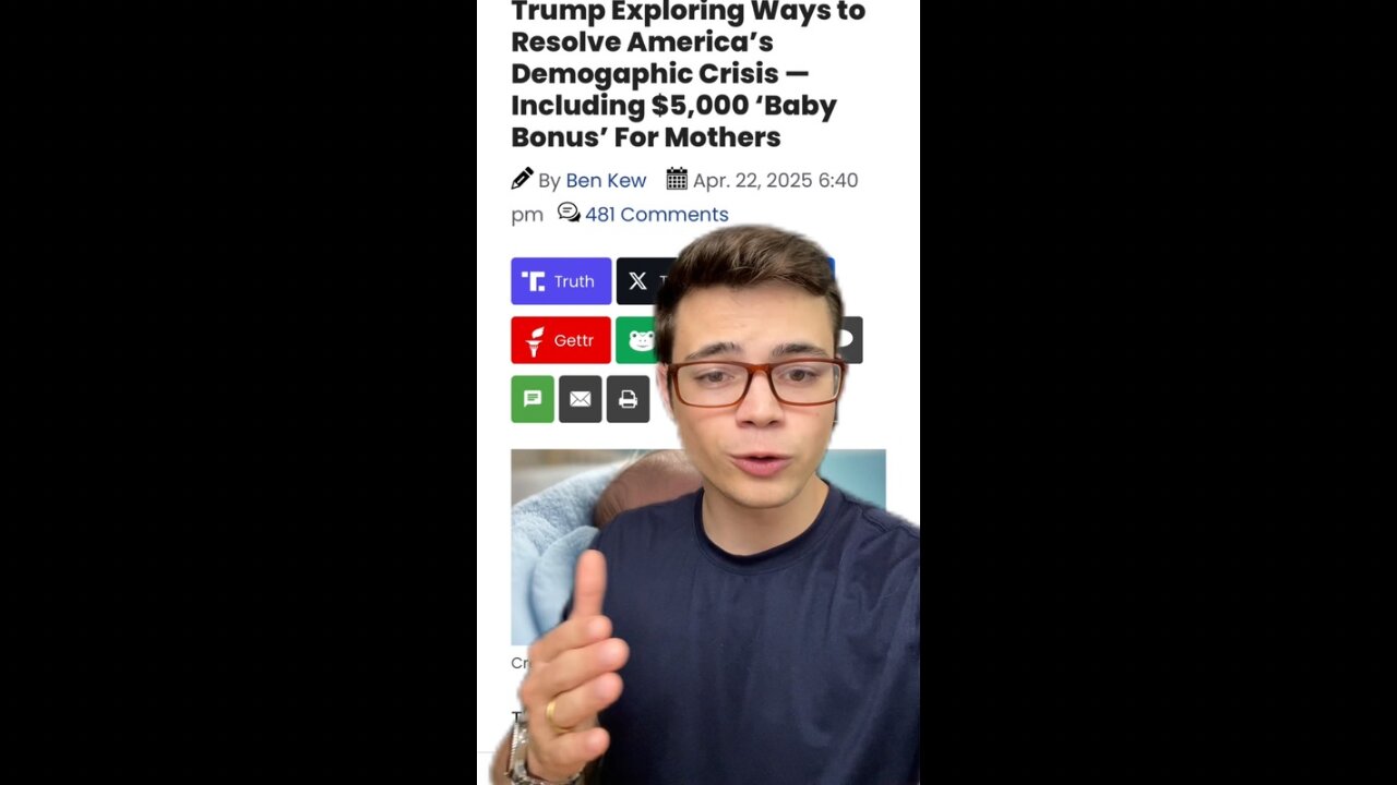 Victor Reacts: The United States Needs More Babies