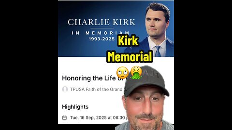 Charlie Kirk Memorial Predicted