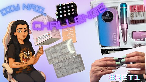 My First DIY Nail Set - Gentle Routines & Saving in this Cost of Living Crisis #nailchallenge