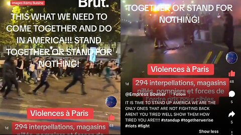 Uproars in Paris (Sedition among men)
