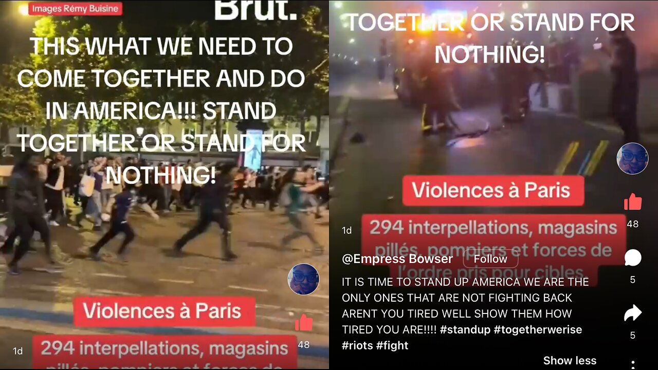 Uproars in Paris (Sedition among men)