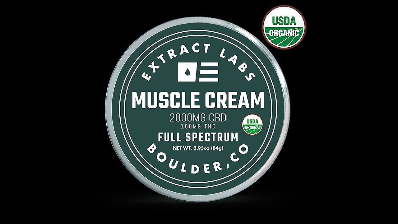 Muscle Cream - Full Spectrum CBD 2000mg