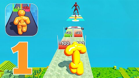 Tall Man Run - Gameplay Walkthrough Part 1 - Level 1-20 (Android, iOS)