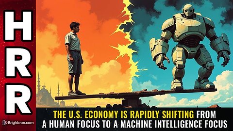 The U.S. economy is rapidly shifting from a HUMAN focus to a MACHINE INTELLIGENCE focus