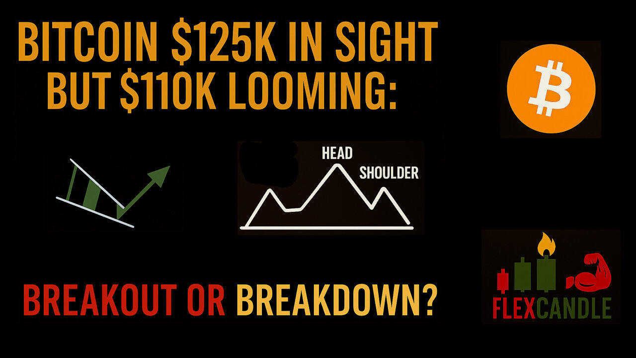 Bitcoin Ready to EXPLODE to $125K? Or Drop to $110K? | Flag vs H&S Battle Begins! | EP. 93